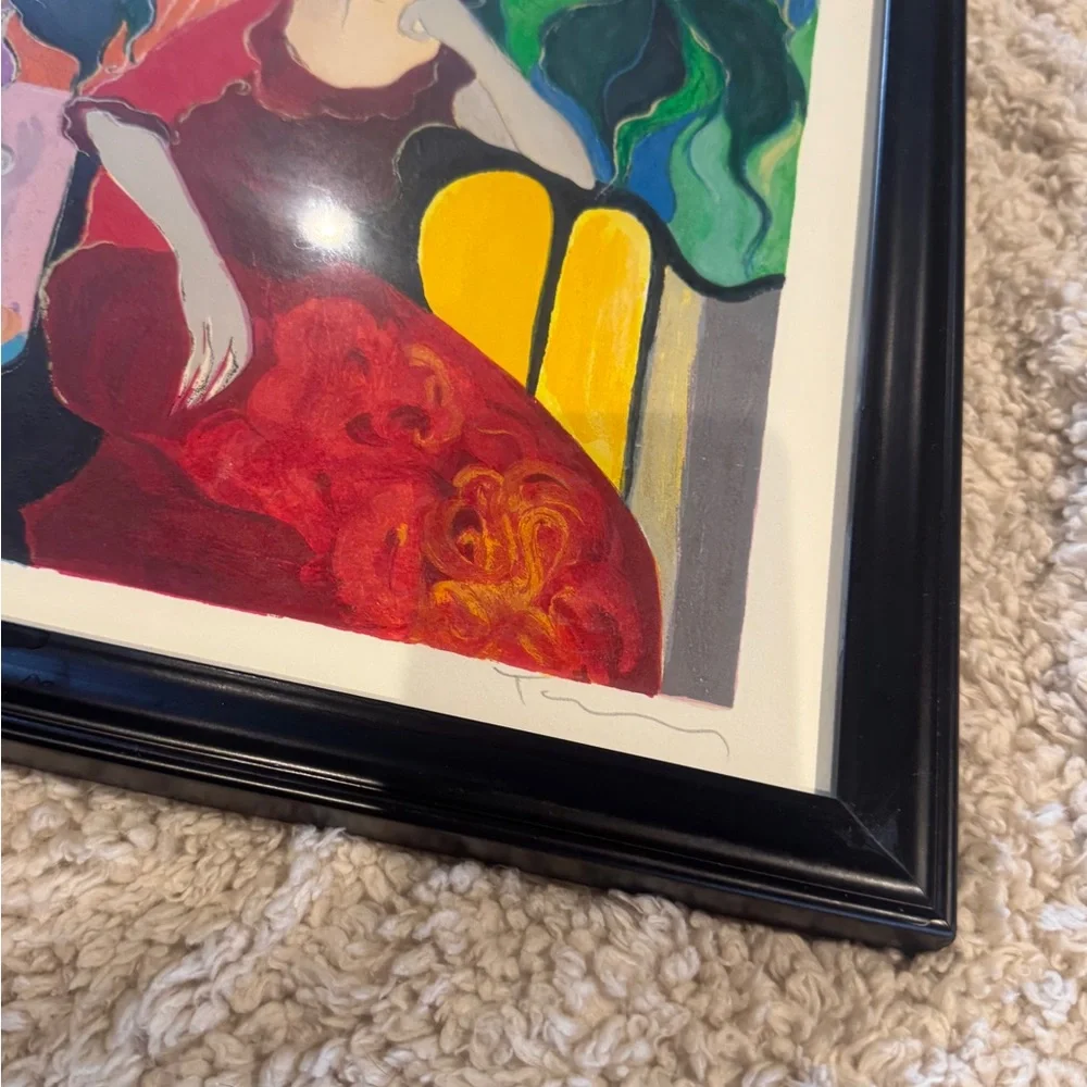 Vibrant Framed Art Print with Black Frame - Picture 4 of 6